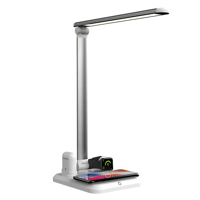 New Product Dimmable Rechargeable LED Lamp Wireless Charging Folding Table Lamp